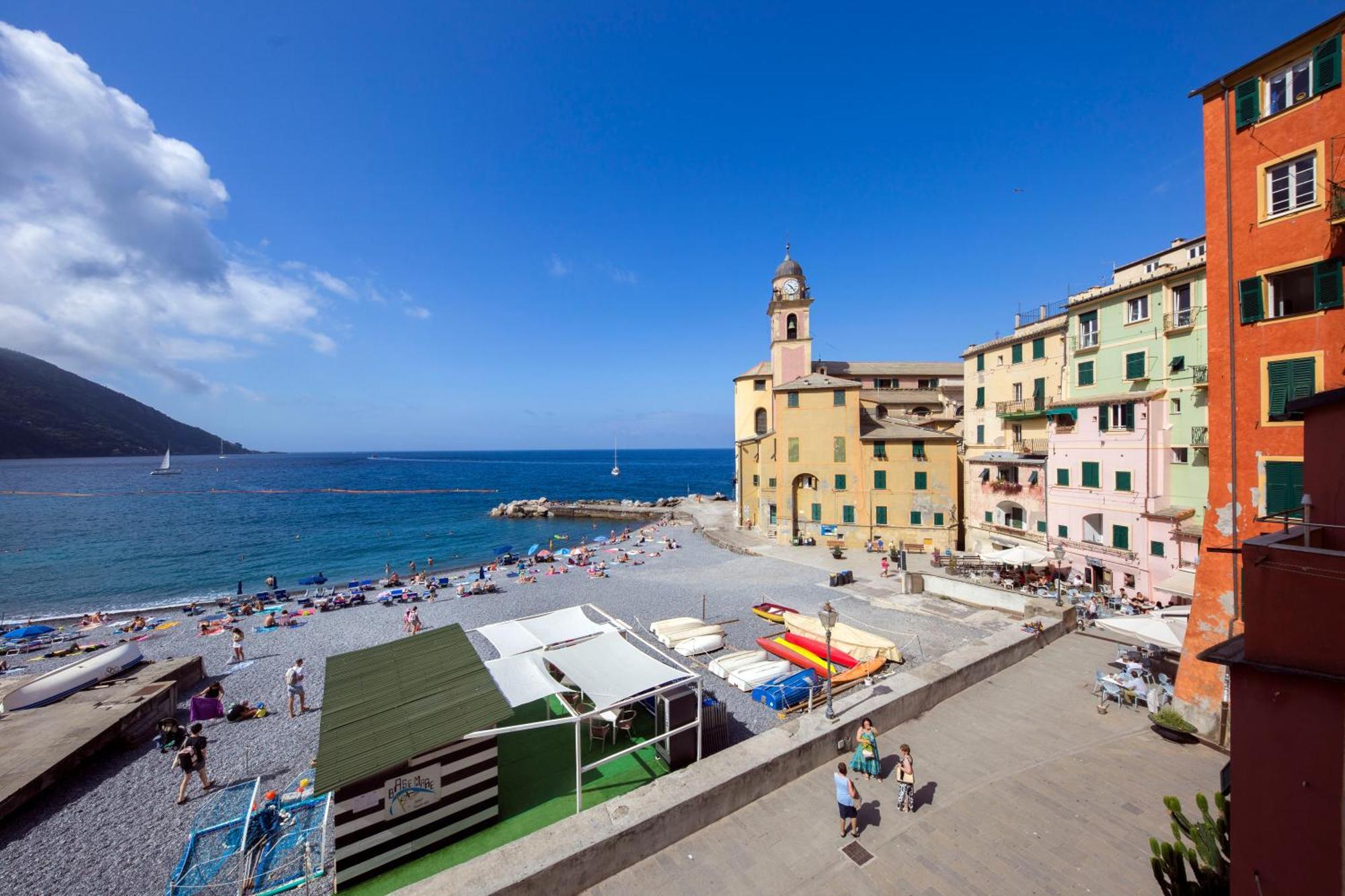 Casaviva Family Beachfront House In Camogli Eksteriør billede